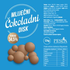 PE Mlijecÿni Cÿokoladni disk 34,5%