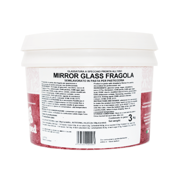 GLAZURA MIRROR GLASS JAGODA Laped 02