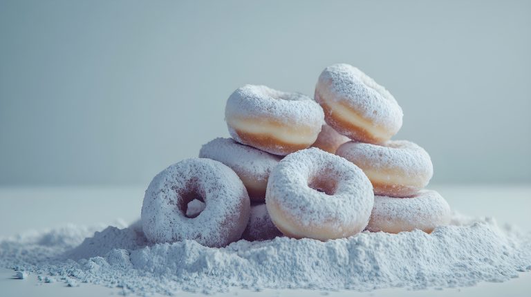 powdered sugar donuts