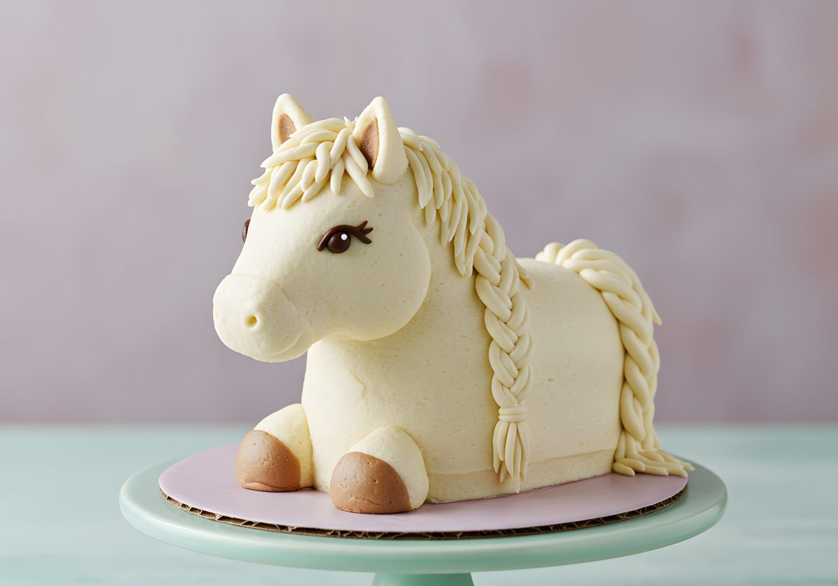 Horse cake dessert treat
