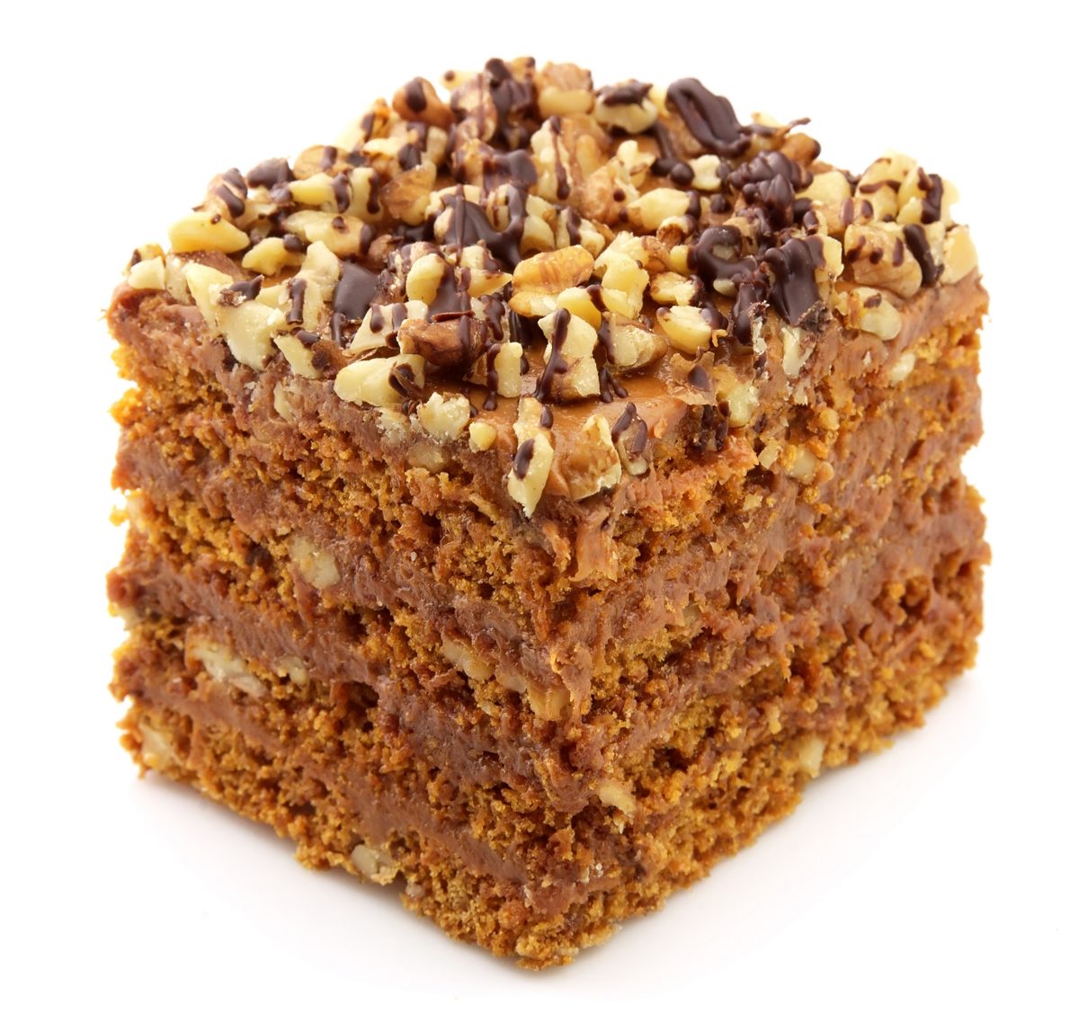 Pie with nuts