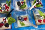 Panna cotta with berries