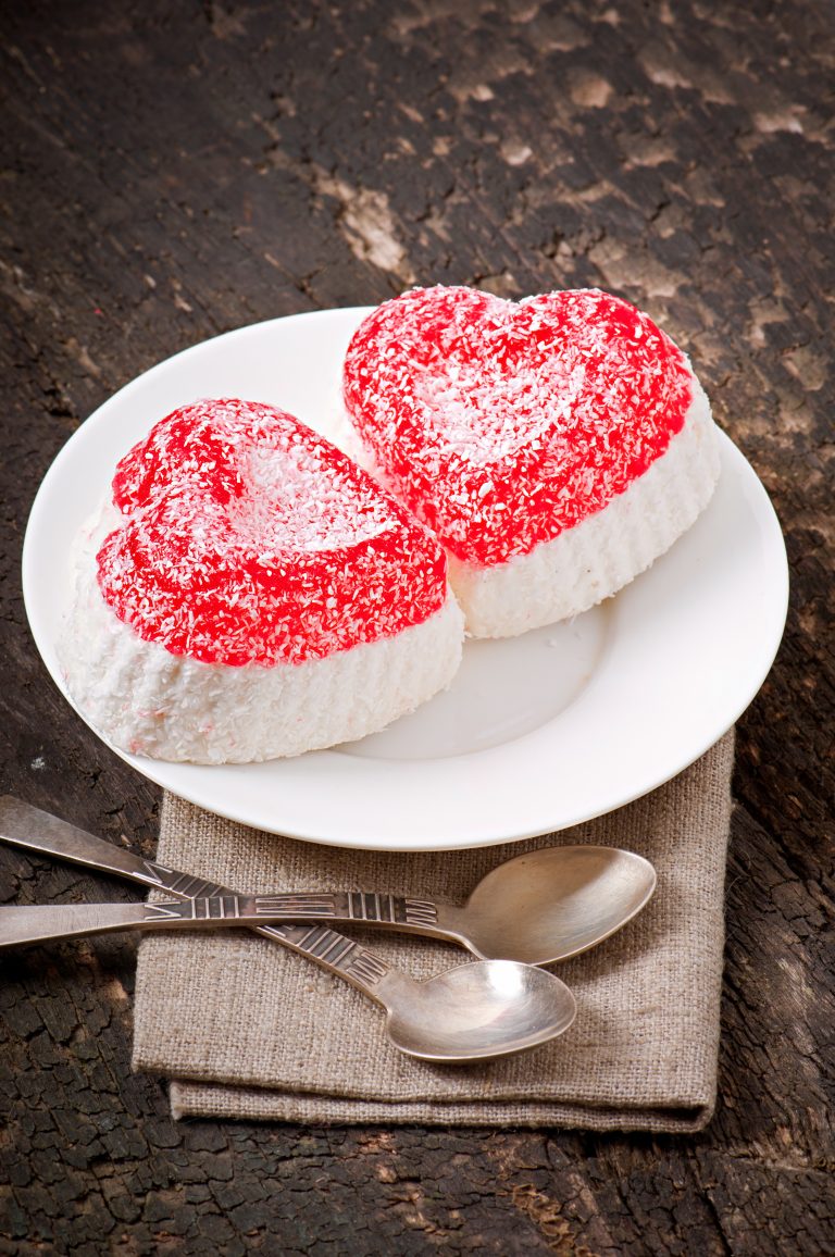 marmalade in heart shape