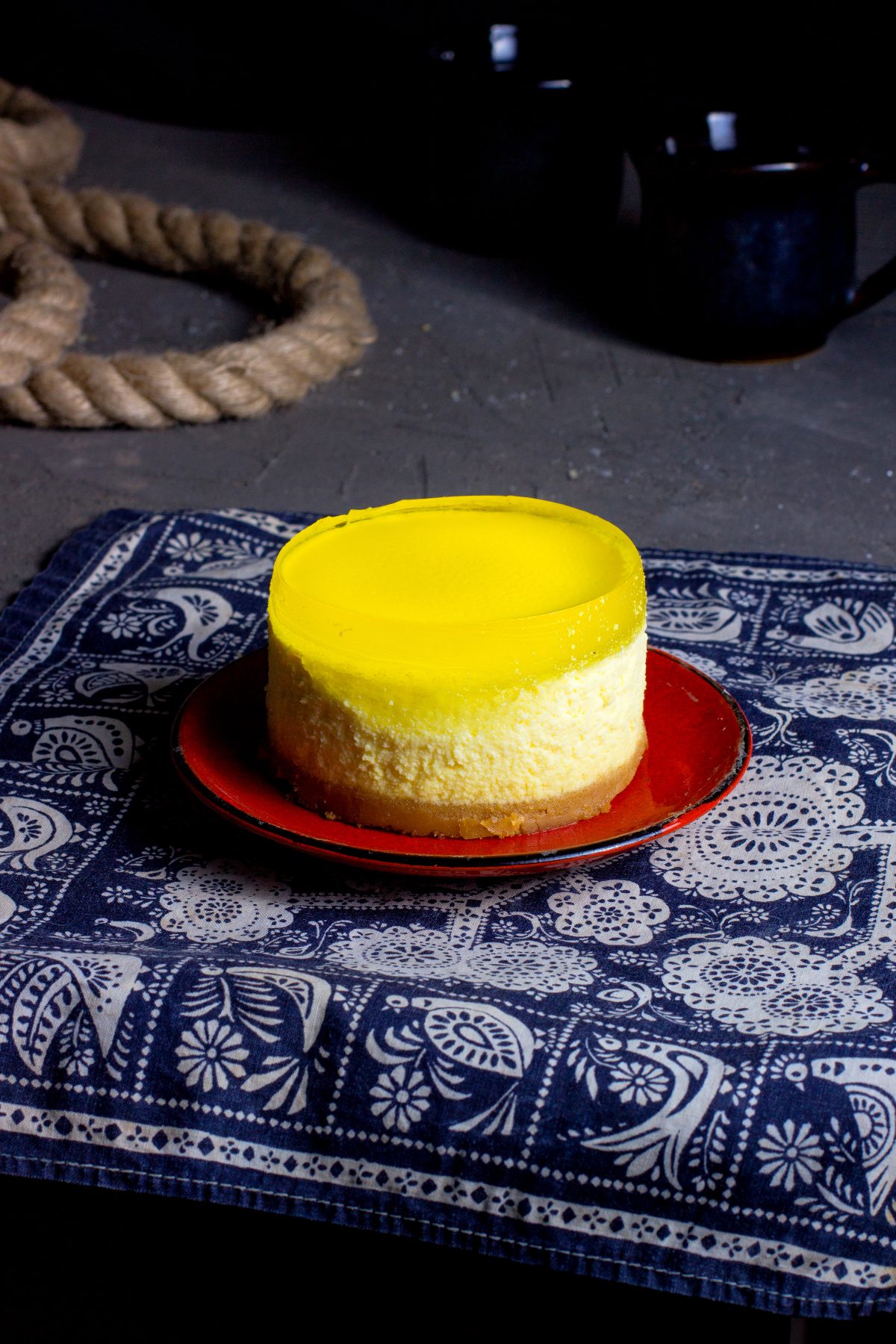 cheesecake with jelly topping