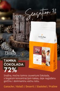 ČOKOLADA SENSATION tamna 72% Veliche 05