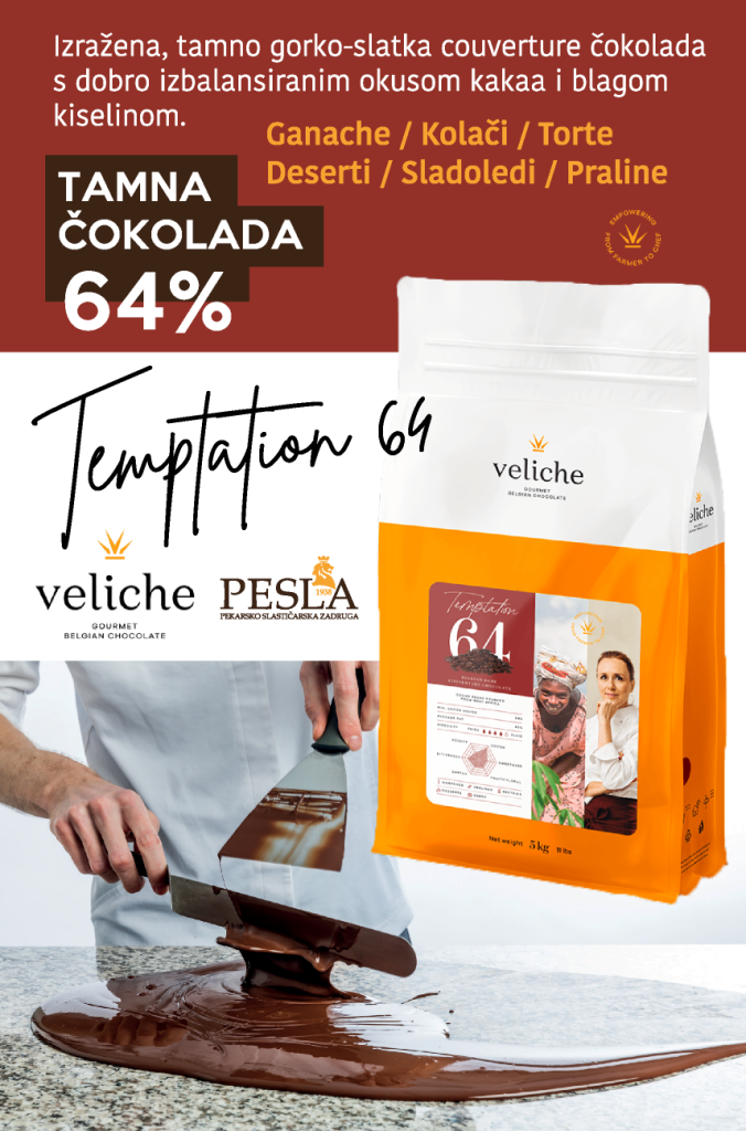 ČOKOLADA TEMPTATION tamna 64% Veliche 03